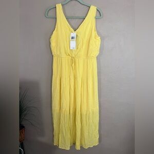 Nina Leonard Sunny Yellow Maxi Dress